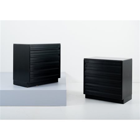 OSVALDO BORSANI, Coppia di mobili modello “SE”