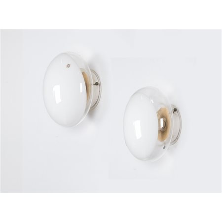 ROBERTO PAMIO, Due lampade da parete o da soffitto