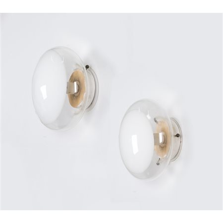 ROBERTO PAMIO, Due lampade da parete o da soffitto