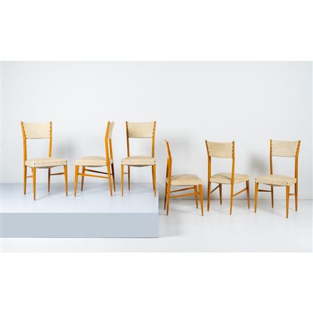GIO PONTI (Attr.), Sei sedie