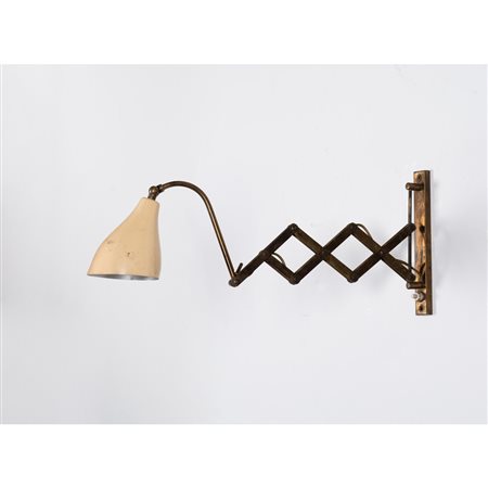 PRODUZIONE ITALIANA 1950 ca., Lampada da parete