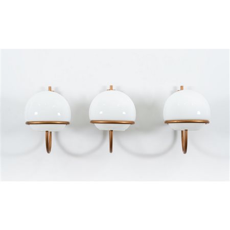 PRODUZIONE ITALIANA 1960 ca., Tre lampade da parete