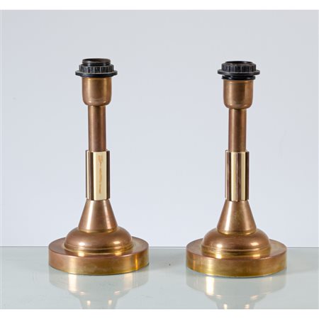 GABRIELLA CRESPI (Attr.), Coppia di lampade da tavolo