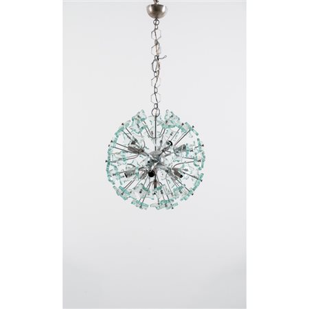 CRISTAL ART (Attr.), Lampada a sospensione