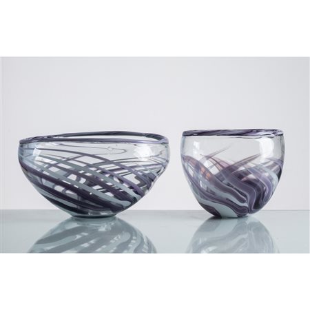 MAESTRI MURANESI, Vaso e centrotavola in vetro