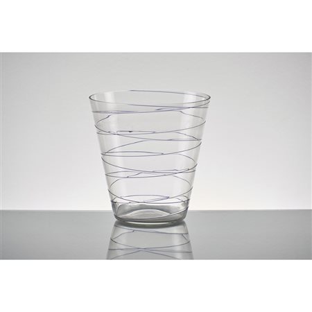 ARCHIMEDE SEGUSO (Attr.) Vaso in vetro soffiato