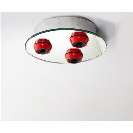 PRODUZIONE ITALIANA 1970 ca., Lampada da soffitto o parete