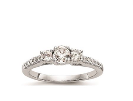 ANELLO IN ORO CON DIAMANTI NATURALI - 1009 NAT 18K