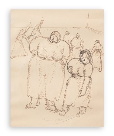 LORENZO VIANI (1882-1936) - Cortile donne
