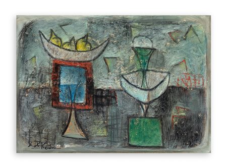 IBRAHIM KODRA (1918-2006) - La frutta, 1959