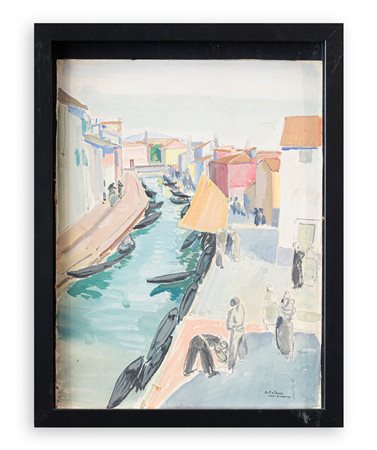 BERNARDINO PALAZZI (1907-1987) - Burano