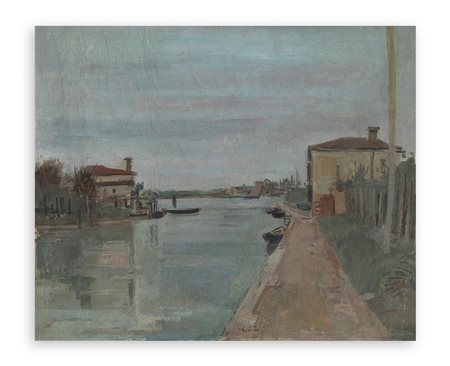 CARLO DALLA ZORZA (1903-1978) - Senza Titolo (Paesaggio)