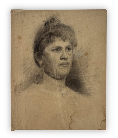 GIOVANNI GUARLOTTI (1869-1954) - Ritratto di signora