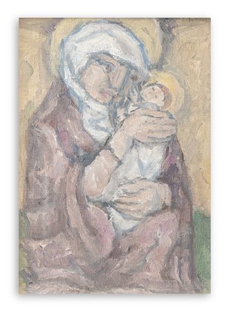 CRISTOFORO DE AMICIS (1902-1987) - Senza Titolo (Maternità)