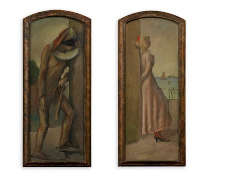 ALDO CARPI (1886-1973) - Lotto unico di 2 opere