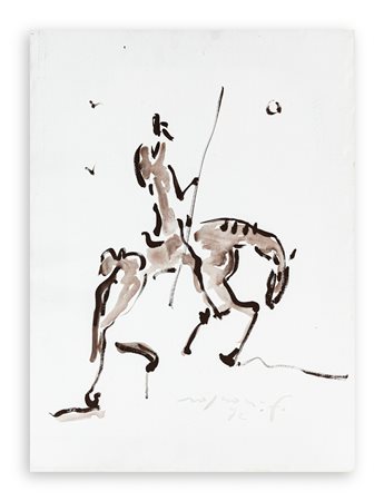 FRANCO ROGNONI (1913-1999) - Don Chisciotte, 1972
