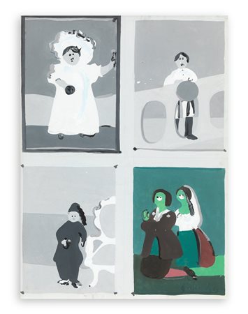 ANTONIO SABATELLI (1922-2002) - Senza Titolo, anni '70