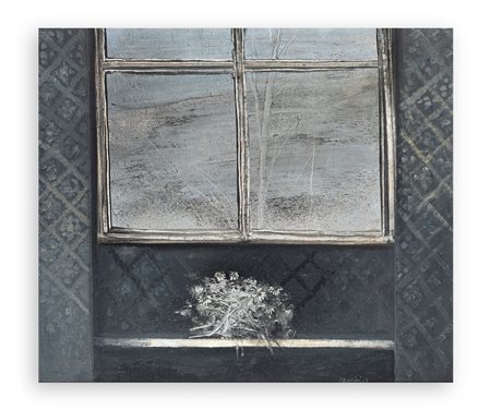 GIUSEPPE BANCHIERI (1927-1994) - Fiori alla finestra, 1967