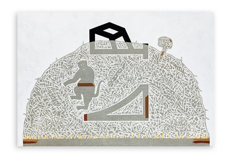 CONCETTO POZZATI (1935-2017) - Abitare all'interno di un paesaggio, 1995