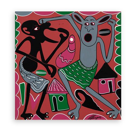 GEORGE LILANGA (1934-2005) - Senza Titolo, 1998