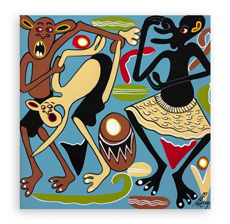 GEORGE LILANGA (1934-2005) - Senza Titolo, 1998