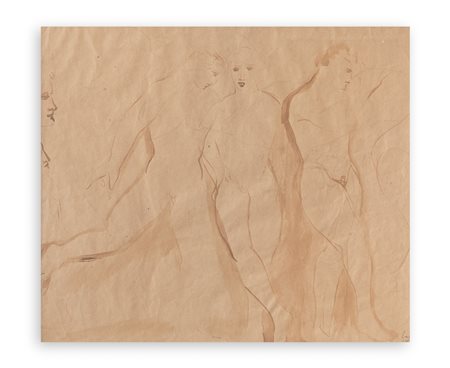 ENRICO BAJ (1924-2003) - Senza Titolo, 1949
