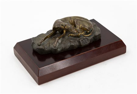 ANONIMO - Senza Titolo (Levriero a riposo)