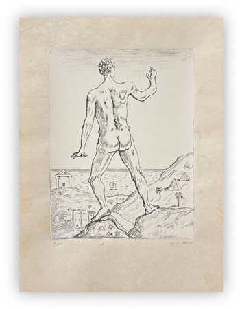 GIORGIO DE CHIRICO (1888-1978) - Hercole, 1973