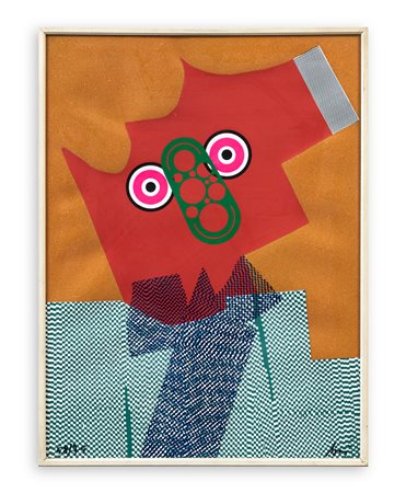 ENRICO BAJ (1924-2003) - Testa di uomo, 1969