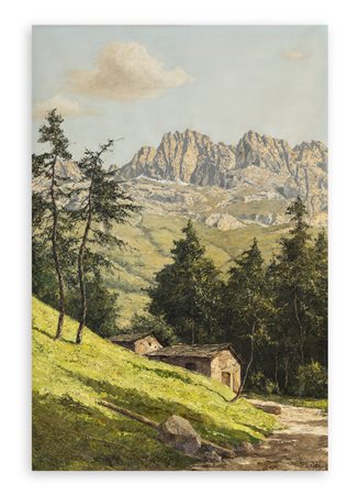 PIETRO LEIDI (1892-1976) - Valle di Volano (Tredenus). Cimbergo Camonica