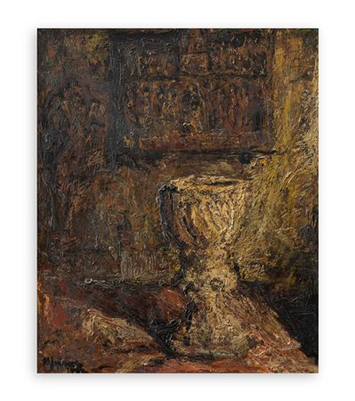 MARINO SOPRACASA (1897-1982) - Chiesa di S. Antonio Abate di S. Daniele del Friuli. Fonte battesimale