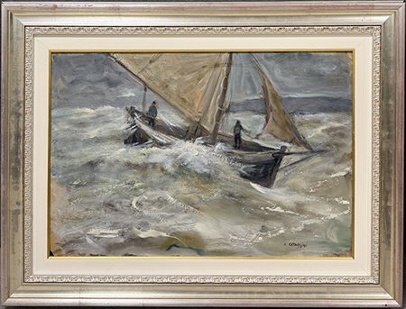 ALFREDO CATARSINI, "Tempesta", 1950