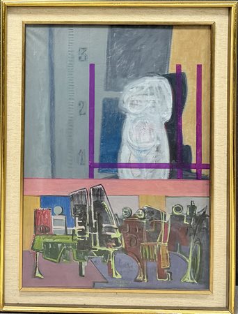 LORENZO PIEMONTI, "Macchina industria", 1965