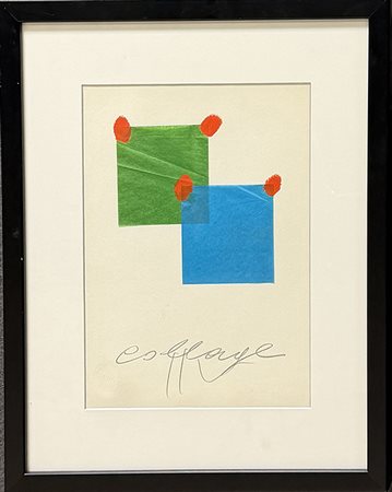 ALDO MONDINO, "Collage", 1974