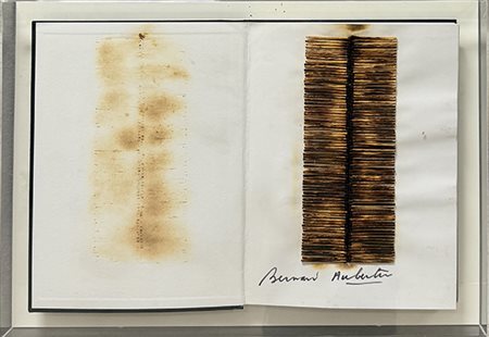 BERNARD AUBERTIN, "Livre brulee-Il fuoco e il rosso"