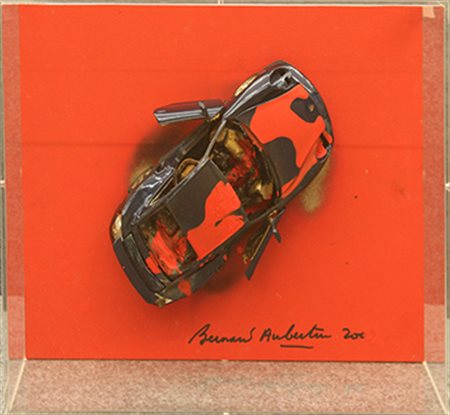 BERNARD AUBERTIN, "Voiture brûlée", 2010