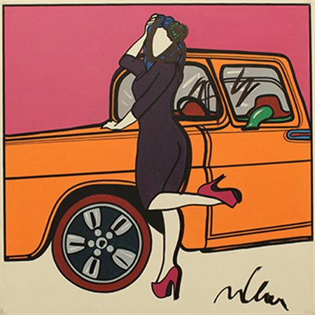 MARCO LODOLA, "Ragazza e auto", anni 2000