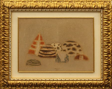 ANTON ZORAN MUŠIČ, "Paesaggio senese", 1954