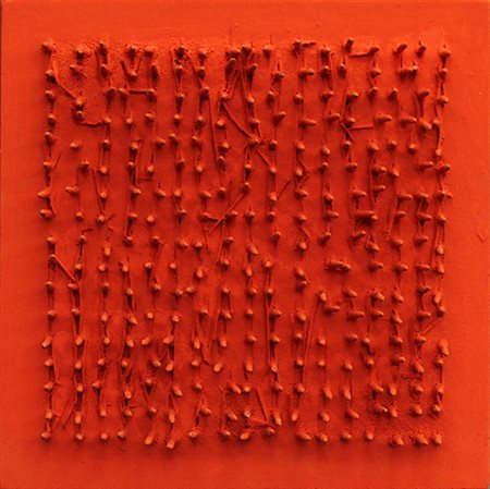 BERNARD AUBERTIN, "Tableau Clous", 1970