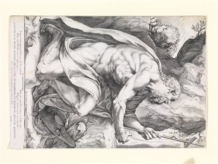 Carracci, Agostino (Bologna 1557 &ndash; Parma 1602) SAN GIROLAMO PENITENTE....