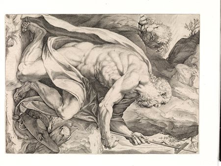 Carracci, Agostino (Bologna 1557 &ndash; Parma 1602) SAN GIROLAMO PENITENTE....