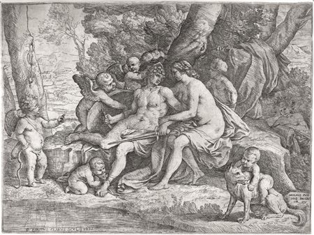 Chiari, Fabrizio (Roma 1615 ca. &ndash; 1695) VENERE E MARTE. 1635...