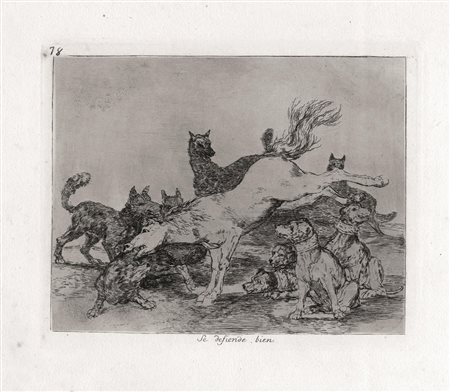 Goya y Lucientes, Francisco (Fuendetodos 1746 &ndash; Bordeaux 1828) SE...