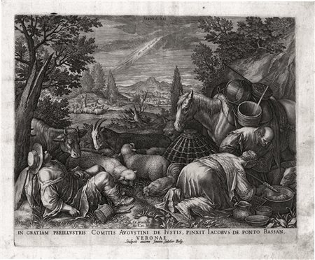 Sadeler, Johannes I (Bruxelles 1550 &ndash; Venezia 1600) LA CHIAMATA DI...