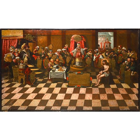 Biagio Betti (1535 - 1605)  - Gesù processato davanti al sinedrio 