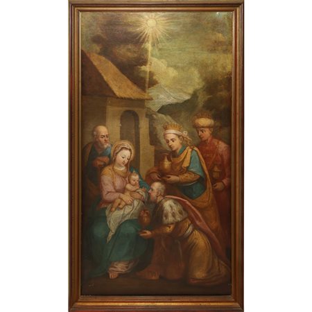 Adorazione dei Magi, Venetian painter of the 17° secolo