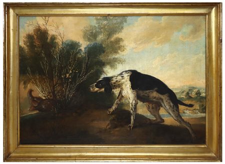 Jean-Baptiste  Oudry– Beauvais (Parigi  17 marzo 1686 - Beauvais  30 aprile 1755)  - Scena di caccia