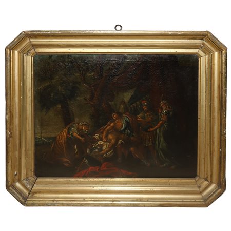 Achille piange la morte di Patroclo, fine 18° secolo primi 19° secolo