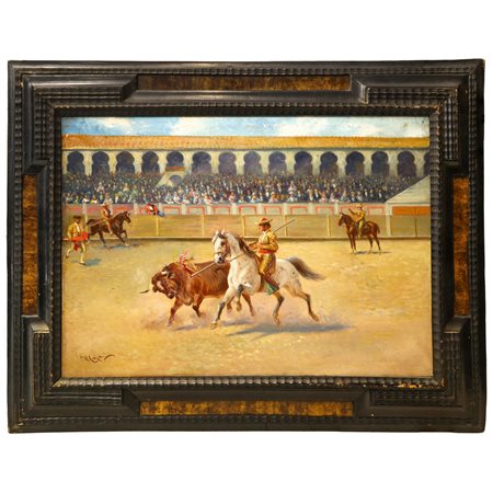Vittorio Cajani (1890 - 1940)  - Corrida de toros, 20° secolo