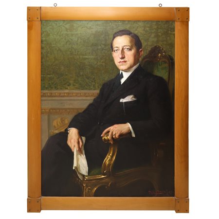 Luigi De Servi (1863 - 1945)  - Ritratto di Giacomo Paulucci di Calboli, 1923